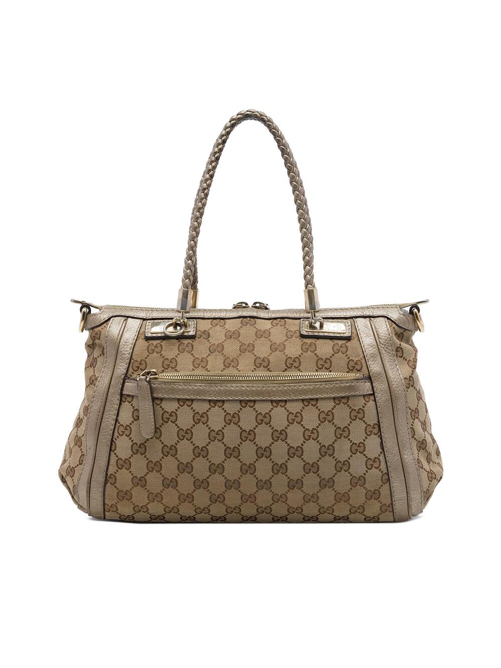 Gucci Gg Canvas Bella Satchel Pre-Loved #361200G55B